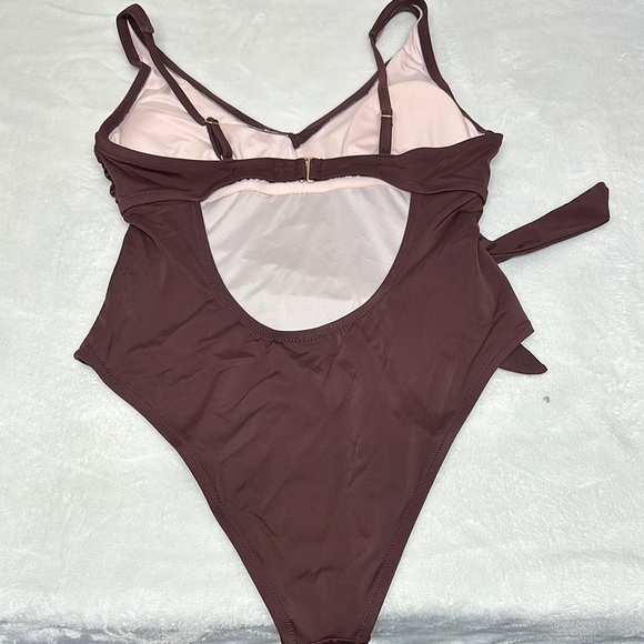 Shade & Shore Women's One Piece - Deep Burgundy - Picture 8 of 8